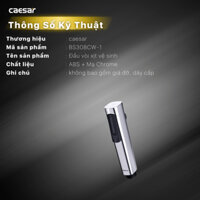 Đầu vòi xịt vệ sinh Caesar BS308CW-1, KHÔNG gồm dây xit và gác cài, Cam kết chính hãng
