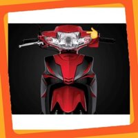 đầu wave blade 110 đen đỏ trắng cam