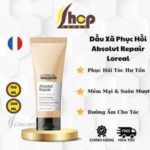 Dầu xả chăm sóc tóc hư tổn Loreal Absolut Repair Lipidium 750ml