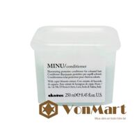 Dầu xả cho tóc nhuộm Minu Davines 250ml, bảo vệ màu và tạo độ bóng khỏe cho tóc