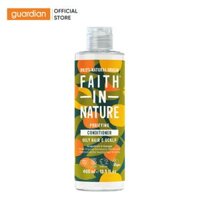 Dầu Xả Giảm Gàu, Nuôi Dưỡng Da Đầu Faith In Nature Grapefruit & Orange Purifying Conditioner Từ Bưởi & Cam 400Ml