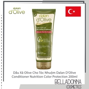 Dầu xả giữ màu tóc nhuộm Dalan d'Olive Olive Oil Color Protection Conditioner 200ml