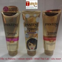 Dầu xả Pantene 3 Minute Miracle 180ml Thái Lan