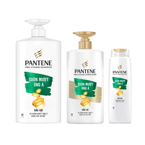 Dầu xả Pantene suôn mượt óng ả 650ml