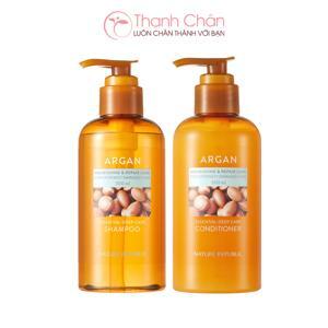 Dầu xả phục hồi hư tổn Nature Republic Argan Essential Deep Care Conditioner 300ml