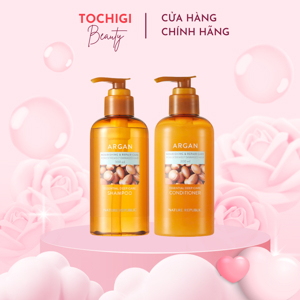 Dầu xả phục hồi hư tổn Nature Republic Argan Essential Deep Care Conditioner 300ml