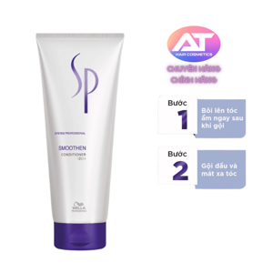 Dầu xả siêu mượt tóc SP Wella Smoothen Conditioner - 1000ml