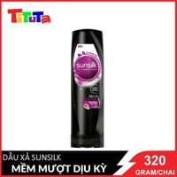 Dầu xả Sunsilk Óng mượt rạng ngời Đen 320g