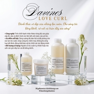 Dầu xả tăng cường sóng xoăn Essential Haircare Love Curl Enhancing Davines Conditioner - 1000ml