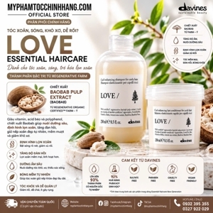 Dầu xả tăng cường sóng xoăn Essential Haircare Love Curl Enhancing Davines Conditioner - 1000ml