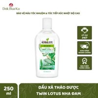 Dầu xả thảo dược Twin Lotus Herbaliste Daily Aloe Vera 250ml - Bảo vệ màu tóc nhuộm, tóc khỏi nhiệt độ cao