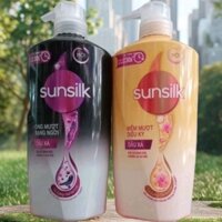 Dầu xả tóc sunsilk 640g tóc mượt thơm không lo xơ rối