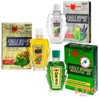 Dầu xanh con Ó EAGLE BRAND Medicated Oil (24ml) dầu gió hai nắp Mỹ