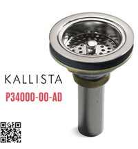Đầu xi phông chậu rửa bát màu nickel Kallista P34000-00-AD