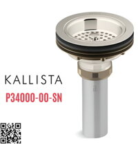 Đầu xi phông chậu rửa bát màu nickel Kallista P34000-00-SN