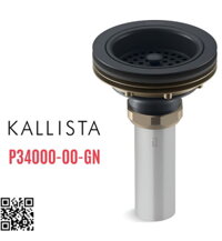 Đầu xi phông chậu rửa bát màu xanh đen Kallista P34000-00-GN