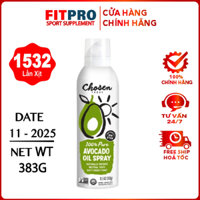 Dầu Xịt Ăn Kiêng Chosen Foods Avocado Oil 13.5 OZ, Chiết Xuất Từ Quả Bơ, Dùng Chiên Xào, Eatclean
