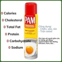 Dầu xịt ăn kiêng Pam loại to nhất( hàng air date mới) Chai 12oz 1200 lần xịt