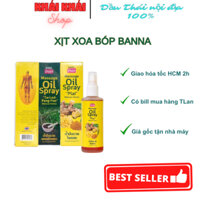 Dầu xịt xoa bóp Banna ngải cứu, gừng