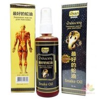 Dầu xịt xoa bóp Banna Snake Oil (Thái Lan)