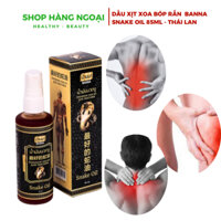 Dầu xịt xoa bóp rắn Banna Snake Oil 85ml Thái Lan