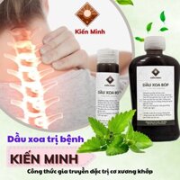 Dầu xoa bóp 100ml - Dầu xoa vôi gai cột sống ,Dầu xoa bóp xương khớp, Dầu xoa bóp Kiến Minh