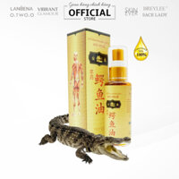 Dầu xoa bóp cá sấu vàng Herbal Massage Oil Crocodile Brand