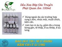 Dầu Xoa Bóp Gia Truyền Phật Quan Âm 100ml-tan má.u tụ giảm đ.au trong bong gân và tê thấp đ.au khớp