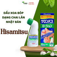 Dầu xoa bóp Salonpas Hisamitsu chai lăn tiện lợi - 85mL