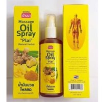 DẦU XOA BÓP THẢO DƯỢC PLAI GỪNG DẠNG XỊT 85ML CHÍNH HÃNG - 6832