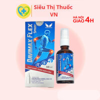 Davimax Flex Spray - Giảm Sưng Đau Khớp Tức Thì 50ml - xịt ngoài da, xoa bóp chân tay Davico Max