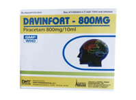 Davinfort 800mg H/20 ống uống (Piracetam 800 mg)