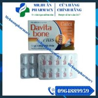 Davita Bone Plus (Hộp 30 viên) – Dùng cho người bị loãng xương, trẻ em trong độ tuổi phát triển