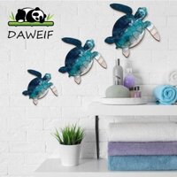Daweif 3 Cái / bộ Biển Rùa Tường Mặt Dây Chuyền Gỗ Thủ Công Sáng Tạo Phòng Trẻ Em