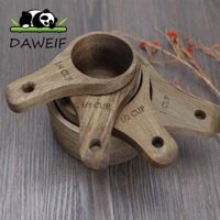 Daweif 4 Cái / bộ Muỗng Gia Vị Di Động Có Thể Xếp Chồng Lên Nhau