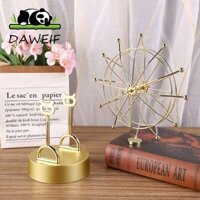 Daweif Chuyển động vĩnh viễn Hợp kim cổ điển Thủ công Trang trí nội thất Quá trình mạ điện Bàn xoay Đồ trang trí