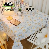 DAWEIF Daweif Ins PVC Sinh Viên Khăn Trải Bàn Nhựa Món Tráng Miệng Bàn Cưới