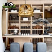 Daweif Mô Phỏng Mây Vỏ Đèn Vintage Trang Trí Nhà Phòng Ăn