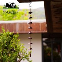 Daweif Ô Hình Mặt Dây Chuyền Kim Loại Mái Nước Dây Chuyền Cây Trang Trí