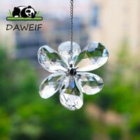 Daweif Six Leaf Suncatcher 110mm Rainbow Maker Trang trí ngoài trời