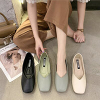 Daxingzhe Bò Tendon Đế Mềm Giày Đế Bằng Mới Phù Hợp Với Bà Giày Slip-On Phiên Bản Hàn Quốc Giày Đậu Hà Lan Nữ