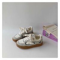 DAXINGZHE Giày thể thao giày nữ giày trắng xanh Sương Khói