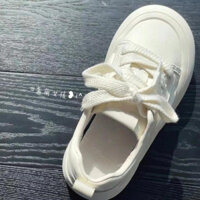 Daxingzhe Giày Trắng Nữ Đế Dày Toe Giày Campus Platform Giày Bánh Mì Thường Ngày
