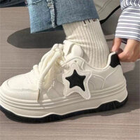 Daxingzhe Star Giày Trắng Thoáng Khí Giày Thể Thao Sinh Viên Đế Dày Giày Thể Thao Nữ
