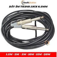 Dây 2 Đầu 6 ly, Dây Jack 6.5mm Ra 6.5mm, Dây 2 Đầu 6.5mm dài 1.5m 3m 5m 10m 15m 20m