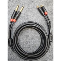 Dây 2 đầu Av ra 2 đầu  6 ly chân đồng nguyên chất (giá  1 cặp)