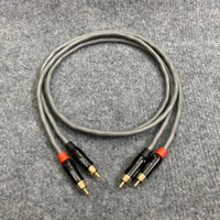 Dây 2 Đầu AV, RCA, Hoa Sen Hitachi Màu Xám Ghi