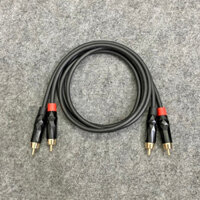 Dây 2 Đầu AV (RCA,Hoa Sen) Proterial Lõi Mạ Bạc, Jack AV Hitachi Kim Cương