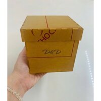 [Dày 2mm - Có nắp] Hộp mica trong suốt tự lắp ráp trưng bày sản phẩm (Dài/Rộng 25cm)