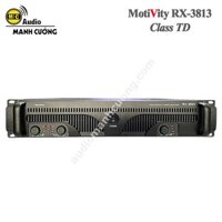 Đẩy 3 Kênh Motivity RX-3813 – Công Nghệ Class TD Hiện Đại, Công Suất 800Wx2 + 1300W Sub @8Ω | Phân Phối Chính Hãng Audio Mạnh Cường